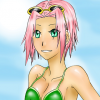 Sakura à la playa
