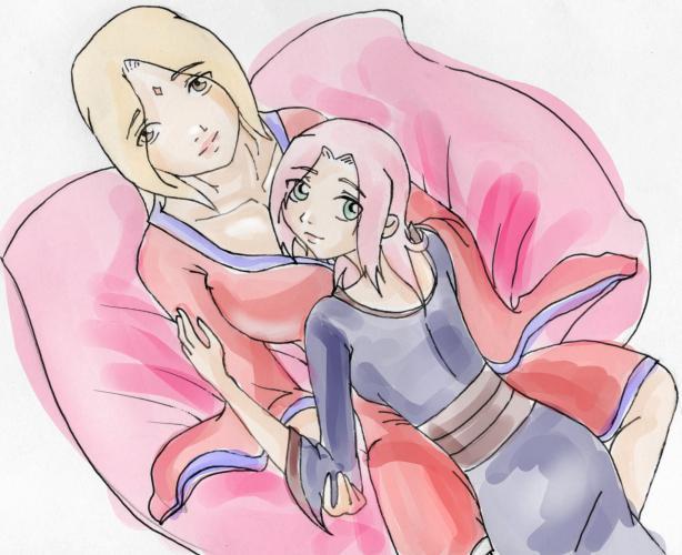 Tsunade et Sakura.