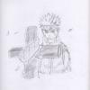 naruto devant la croix