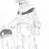 Naruto avec son parchemin