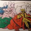 Naruto posey avec les Démon - oeuvre N°