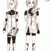 Sakura et Ino / Concour 10 ans plus tard 