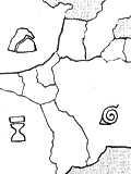 Carte du monde de Naruto