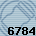 6784