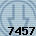 7457