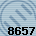 8657
