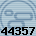 44357