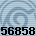 56858