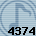 4374