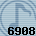6908