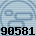 90581