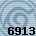 6913