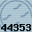 44353
