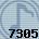 7305